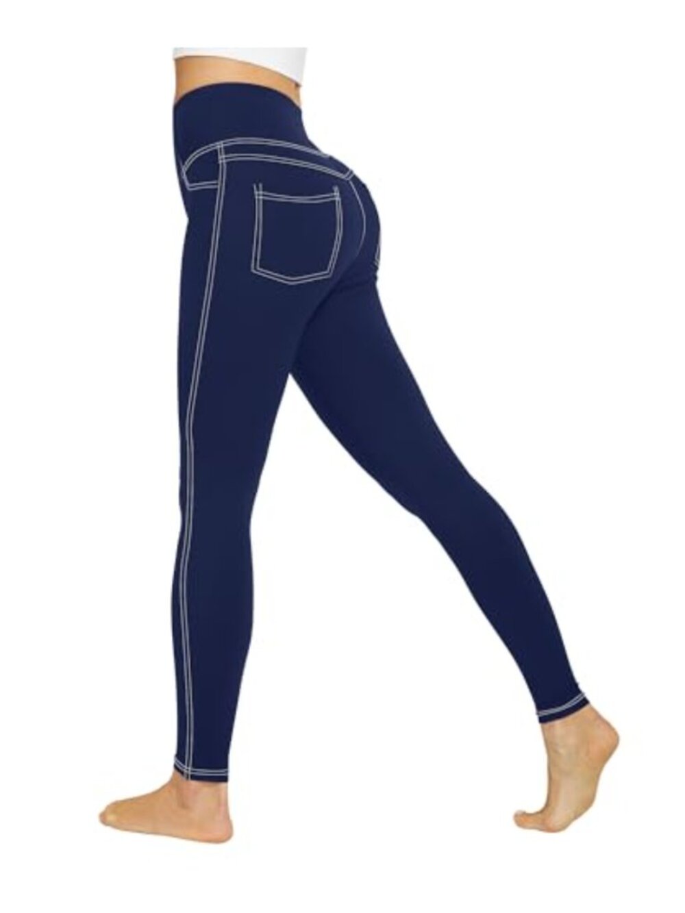 High Waist Tummy Control Jeggings Squat Proof Yoga Leggings
